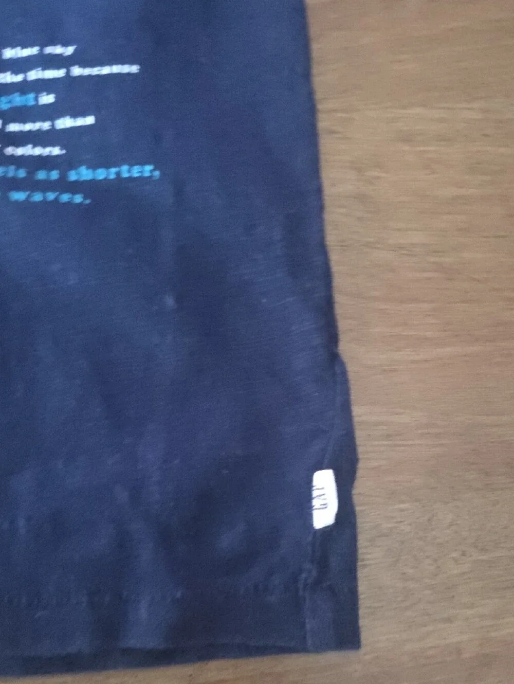 GAP Blue Water Cycle Graphic Tee and Navy Prism Sky Tee - Navy & Blue